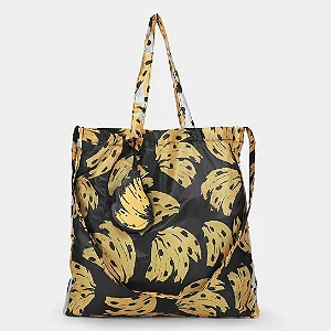 FARM 78325979 BOLSINHA FARM ME LEVA BOSSA BANANA PRETO/AMARELO