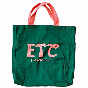 FARM 78331719X TOTEBAG FARM PRAIANA COLETIVO ETC VERDE