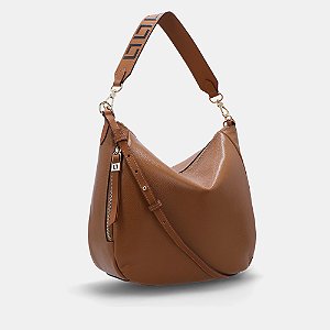 LUZ DA LUA 10006145 BOLSA HOBO AMENDOA