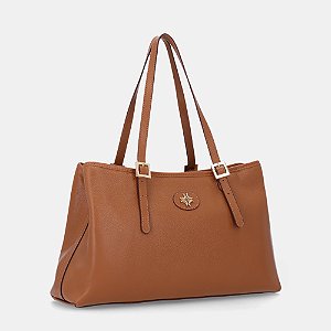 LUZ DA LUA 2000707 BOLSA SHOPPPING NEW RIDGE AMENDOA