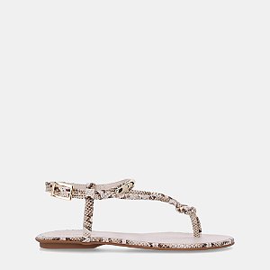 LUZ DA LUA 52217800 SANDALIA SNAKE PANNA