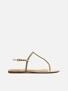 AREZZO A044854203 SANDÁLIA RASTEIRA PLATINO