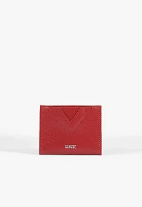 SCHUTZ S460580111 PORTA CARTÃO ELLIE VERMELHO