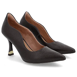 USAFLEX AN16001007 SCARPIN EM COURO GANACHE