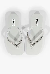 SCHUTZ S222950010 CHINELO BRANCO CRISTAL