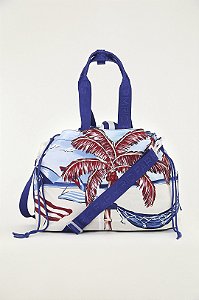 FARM 78330319 TOTEBAG CARIOCA VIAJANTE AZUL/VERMELHO