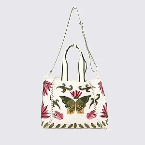 FARM 78328019 TOTEBAG CARIOCA ESTUDANTE AMAZÔNIA BRANCO/VERDE