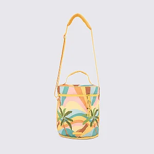 FARM 78329158 COOLER FAROFA PRAIA BAHIA PAISAGEM MULTICOLOR