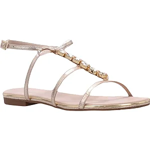 LUZ DA LUA 54870058 SANDALIA OURO