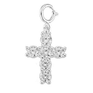 Pingente de Cruz em Prata 925 com Zircônias – Elegância e Proteção