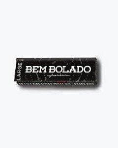 Seda Bem Bolado Premium Preta 1 1/4 Large 78x44 MM