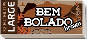 Piteira Bem Bolado Large Marrom 6x2.5cm