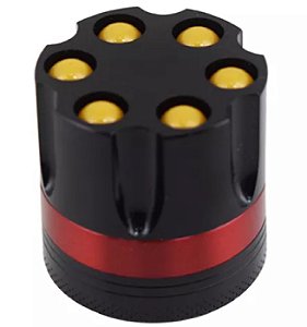 Dichavador Metal Tambor Revolver 38 Preto