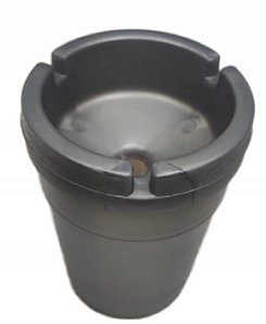 Cinzeiro de Plastico P/ Carro Prata