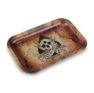 Bandeja de Metal Caveira