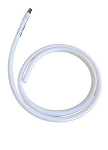 Mangueira Silicone Antichamas Fina Branca