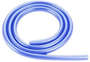 Mangueira Silicone Antichamas Fina Azul Perolado