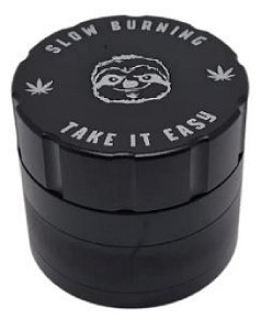 Dichavador Slow Burning Metal 4 Partes Preto