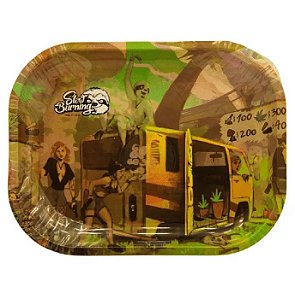 Bandeja de Metal Slow Burning