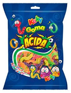 Goma Acida Citrus Minhoca 70G