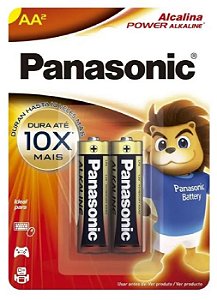 Pilha Alcalina Panasonic Aa 2und