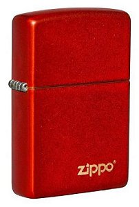 Isqueiro Zippo Metallic Red Lasered