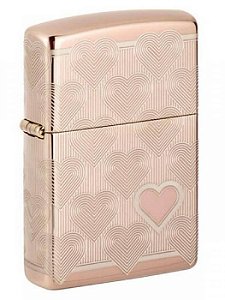 Isqueiro Zippo Heart Design