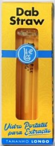 Nectar Collector de Vidro Hippie Bong Dab Straw Longo