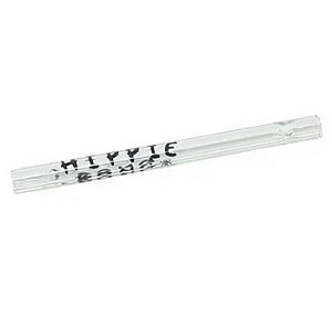 Piteira de Vidro Hippie Bong Longa Sem Bucal 5,5cm