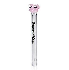 Piteira de Vidro Hippie Bong Miniatura Pig 6mm