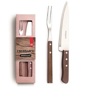 Kit Churrasco Simonaggio Garfo e Faca