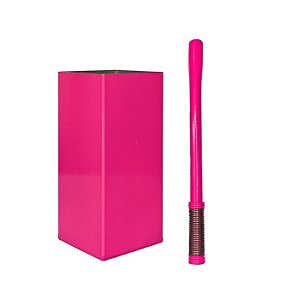 Cuia + Bomba de Terere Inox Rosa