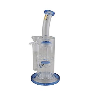 Bong de Vidro Percolator Curvo 25cm