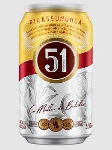Cachaca 51 Lata 350ML