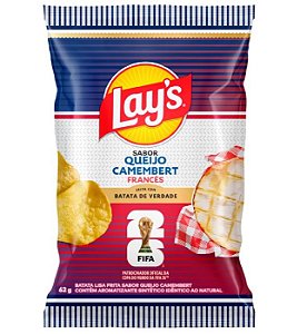 Lays Queijo Camembert Frances 62G