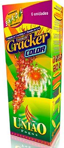 Foguete Uniao Fogos Cracker Color 6 Unidades