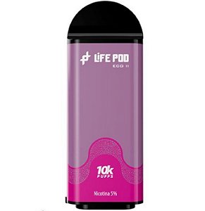 Refil Life Pod 10000 Dragon Blue Razz
