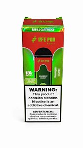 Refil Life Pod 10000 Strawberry Coconut