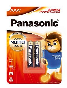 Pilha Alcalina Panasonic Aaa 2und Palito