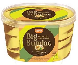 Sorvete Gebon Big Sundae Trufa de Maracuja 1,5l