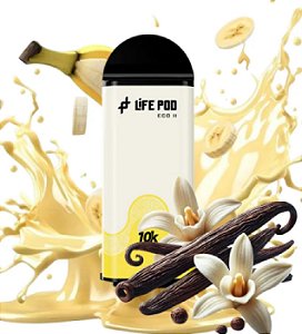 Refil Life Pod 10000 Banana Custard