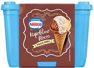 Sorvete Nestle Napolitano Flocos 1.5 L