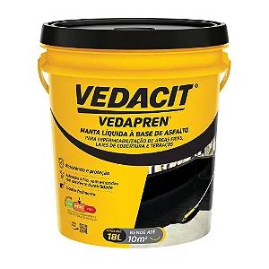 Vedapren Vedacit Preto 18L