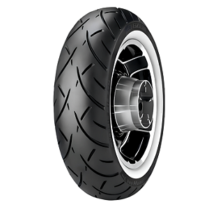 Pneu Moto MU85B16 Me888 Faixa Branca Traseiro TL 77H Metzeler