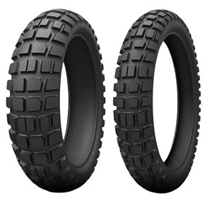 Par Pneu 90/90b21 + 150/70b17 K784 Big Block Kenda Sem Câmara