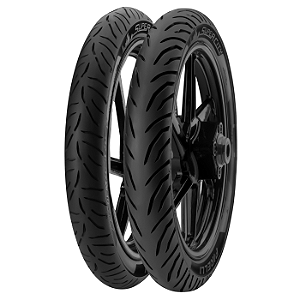 Par Pneu 60/100-17 + 80/100-14 Super City Pirelli Com Câmara