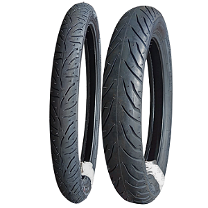 Par Pneu 60/100-17 + 80/100-14 Super City Pirelli Com Câmara