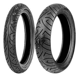 Par Pneu 110/80-17 + 150/70-17 Sport Demon Pirelli Sem Câmara