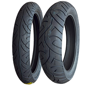 Par Pneu 110/80-17 + 150/70-17 Sport Demon Pirelli Sem Câmara