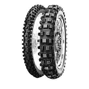 Par Pneu 80/100-21 + 110/100-18 MT16 Garacross Pirelli Com Câmara